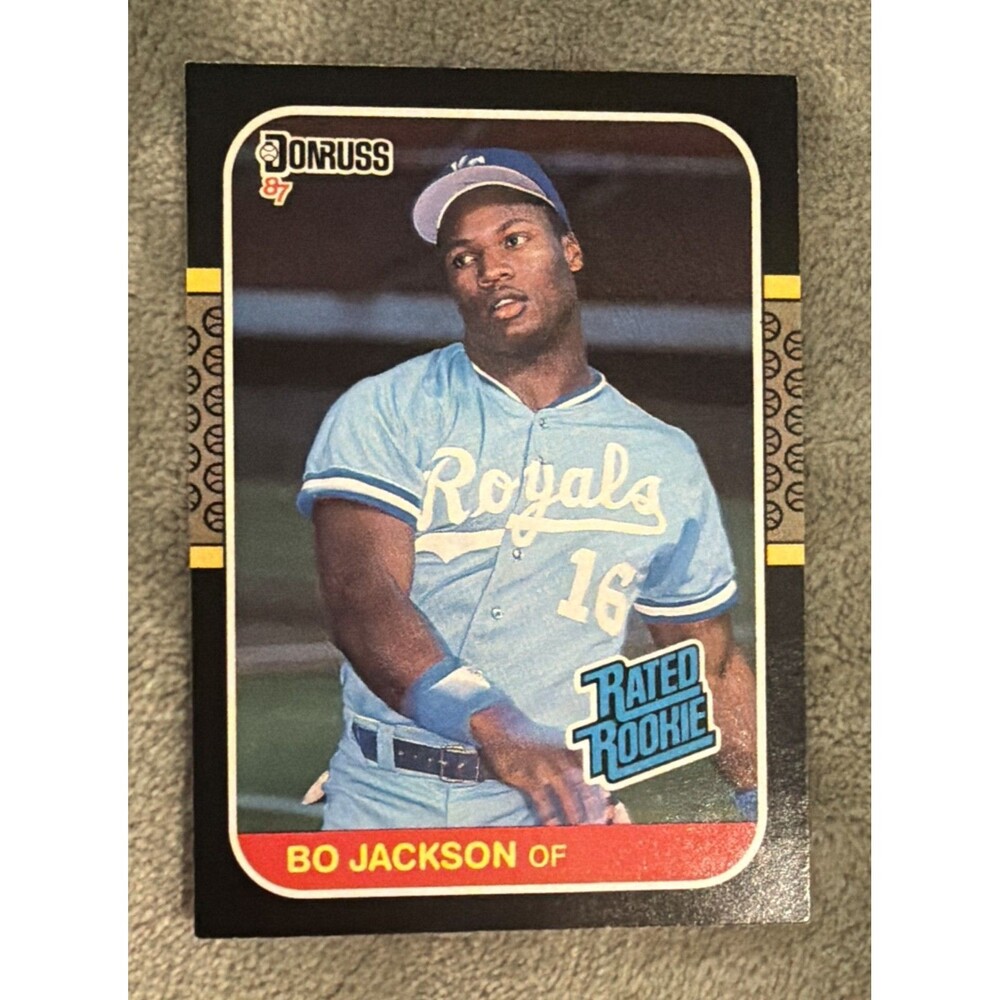 1987 Donruss - Rated Rookie Bo Jackson #35 (RC)